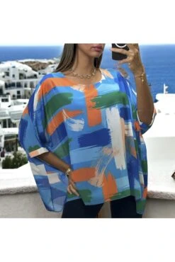 Blouse Over Size Motif Royal Doublé -Default Template 5 blouse over size motif royal double 2