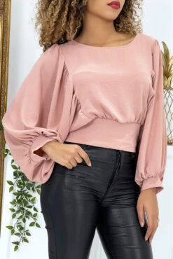 Blouse Rose à Manches Ballons Femme 10 Blouse Rose à Manches Ballons Femme -Default Template 5 blouse rose a manches ballons femme 3