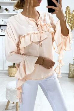 Blouse Rose Avec Volant -Default Template 5 blouse rose avec volant 5