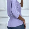 Blouse Violette Et Blanche à Manches Chauve Souris -Default Template 5 blouse violette et blanche a manches chauve souris
