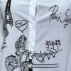 Chemise Blanche Cintrée Avec Illustration Paris