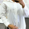Chemise Blanche Over Size Court Devant Et Long Derrière
