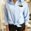 Chemise Bleu Abeille à Nouer -Default Template 5 chemise bleu abeille a nouer