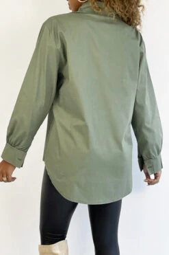 Chemise Kaki En Coton Très Tendance Et Agréable à Porter -Default Template 5 chemise kaki en coton tres tendance et agreable a porter 3