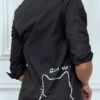 Chemise Noire Cintrée Avec Illustration Chat -Default Template 5 chemise noire cintree avec illustration chat