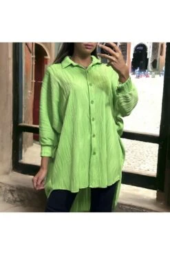 Chemise Over Size Anis Avec Sublime Matière -Default Template 5 chemise over size anis avec sublime matiere 3