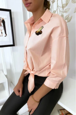 Chemise Rose Abeille à Nouer -Default Template 5 chemise rose abeille a nouer 4