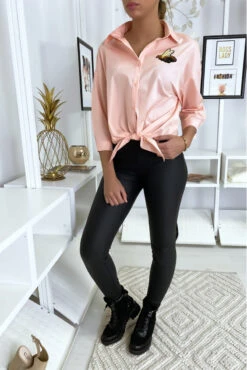 Chemise Rose Abeille à Nouer -Default Template 5 chemise rose abeille a nouer 9