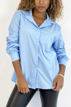 Chemise Turquoise En Coton Très Tendance Et Agréable à Porter -Default Template 5 chemise turquoise en coton tres tendance et agreable a porter 4