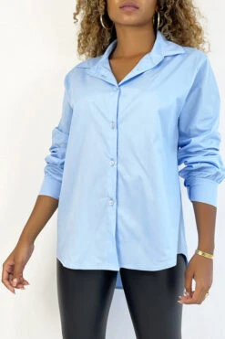 Chemise Turquoise En Coton Très Tendance Et Agréable à Porter -Default Template 5 chemise turquoise en coton tres tendance et agreable a porter 5