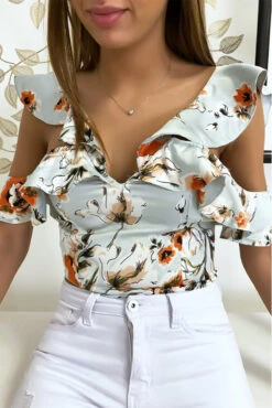 Crop Top Bleu à Fleur -Default Template 5 crop top bleu a fleur 2