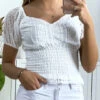 Crop Top En Dentelle Blanc Avec élastique à La Taille -Default Template 5 crop top en dentelle blanc avec elastique a la taille