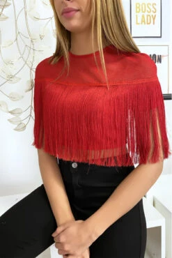Crop Top Rouge à Franges -Default Template 5 crop top rouge a franges 2