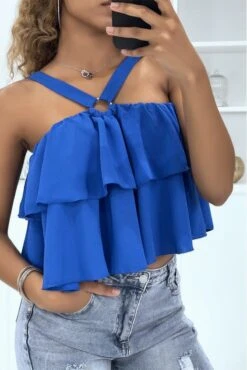 Haut Royal à Volants Et Bretelles Croisées -Default Template 5 haut royal a volants et bretelles croisees 1