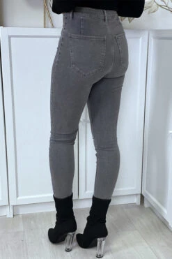 Jean Slim Gris Délavé Avec Poches Arrières -Default Template 5 jean slim gris delave avec poches arrieres 5