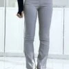 Jean Slim Gris Extensible à Taille Haute évasé Aux Pieds -Default Template 5 jean slim gris extensible a taille haute evase aux pieds