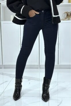 Jean Slim Marine Extensible Avec Poches Et Fermeture Zip -Default Template 5 jean slim marine extensible avec poches et fermeture zip 1