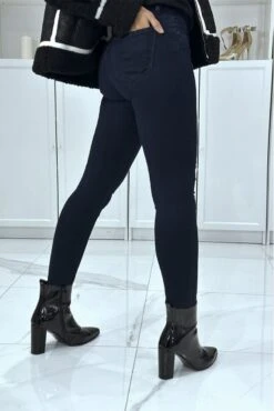 Jean Slim Marine Extensible Avec Poches Et Fermeture Zip -Default Template 5 jean slim marine extensible avec poches et fermeture zip 3