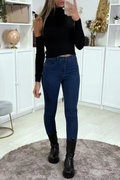 Jean Souple Bleu Indigo Avec Effet Poches -Default Template 5 jean souple bleu indigo avec effet poches 5