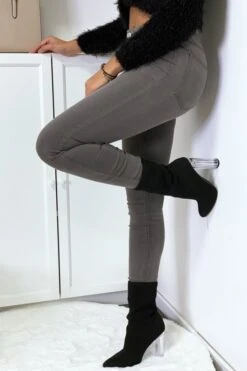 Jeans Slim Gris Avec Poches Arrière -Default Template 5 jeans slim gris avec poches arriere 2