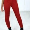 Jeans Slim Rouge Très Extensible Avec Poches à L'arrière -Default Template 5 jeans slim rouge tres extensible avec poches a l arriere