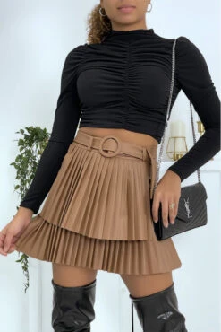 Jupe Camel Simili à Ceinture -Default Template 5 jupe camel simili a ceinture 5