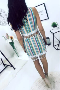 Jupe Rayées Motifs Aztèque. Femme 6105 -Default Template 5 jupe rayees motifs azteque femme 6103 2