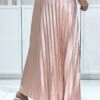 Longue Jupe Plissé Satiné Rose Très Chic -Default Template 5 longue jupe plisse satine rose tres chic