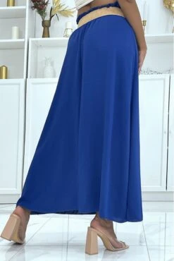 Longue Jupe Royal à Ceinture Effet Paille élastique à La Taille Couleur Vitaminée -Default Template 5 longue jupe royal a ceinture effet paille elastique a la taille couleur vitaminee 2