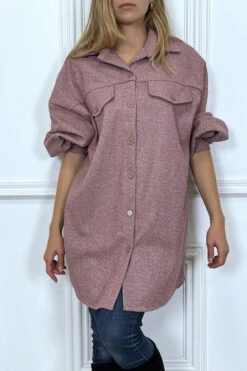 Longue Sur-chemise Bordeaux Bien épais -Default Template 5 longue sur chemise bordeaux bien epais 2