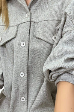 Longue Sur-chemise Gris Bien épais -Default Template 5 longue sur chemise gris bien epais 2