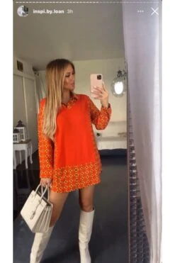 Robe Tunique Taupe Col Chemise Avec Joli Motif -Default Template 5 robe tunique taupe col chemise avec joli motif 5