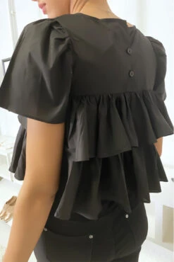 Top Court à Volants Noir -Default Template 5 top court a volants noir 6